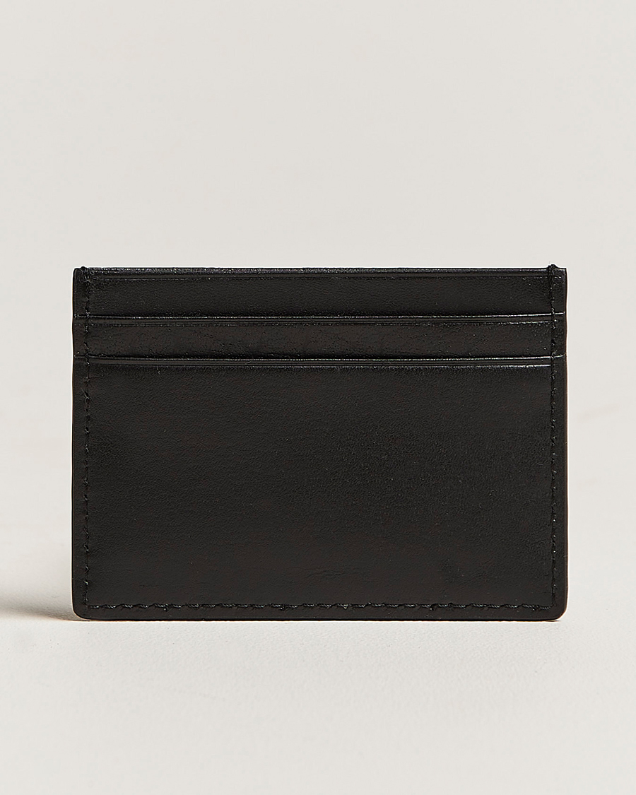 Hombres | Billeteras | Tiger of Sweden | Wake Grained Leather Cardholder Black