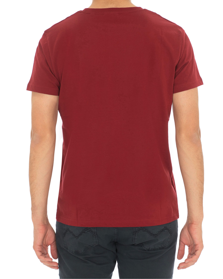 Hombres | Camisetas | GANT | Graphic Tee Mahogany Red