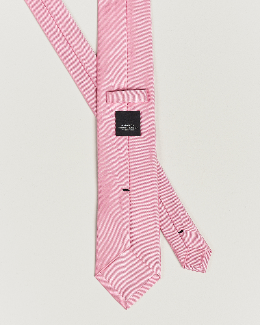 Hombres | Corbatas | Amanda Christensen | Plain Classic Tie 8 cm Pink