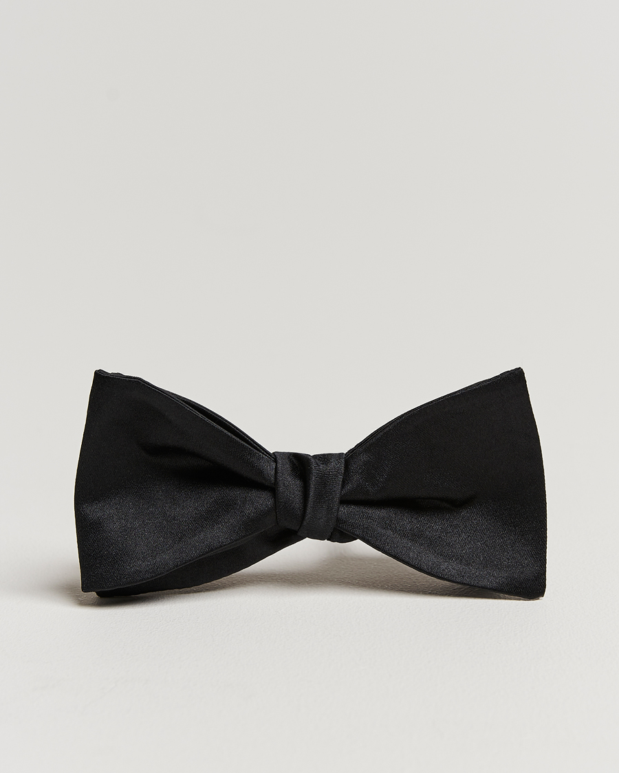 Hombres | Amanda Christensen Self Tie Silk Ceremony Black | Amanda Christensen | Self Tie Silk Ceremony Black