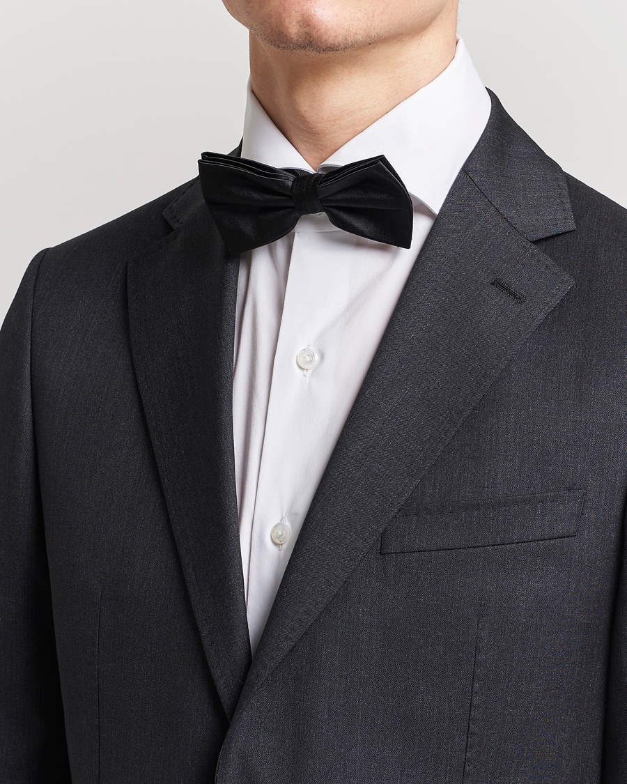 Hombres | Amanda Christensen Pre Tie Silk Ceremony Black | Amanda Christensen | Pre Tie Silk Ceremony Black