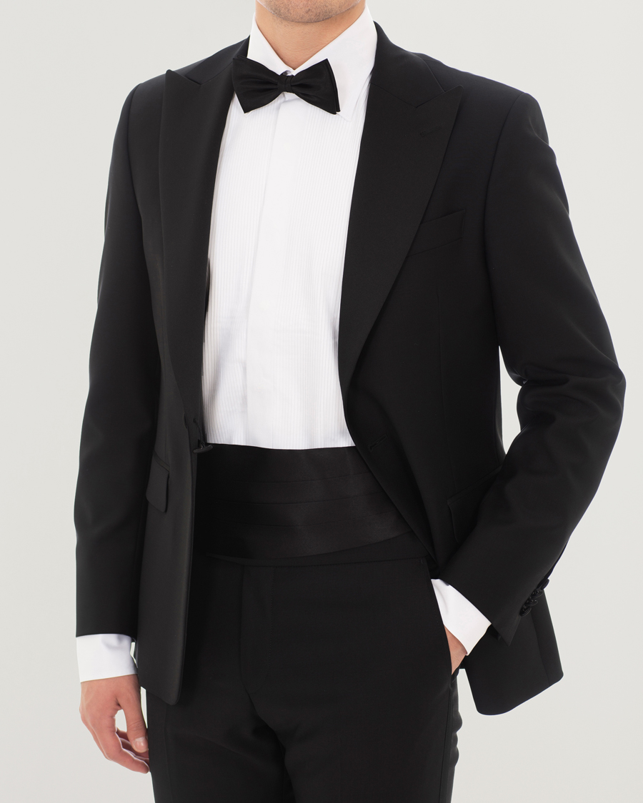 Hombres | Pajaritas | Amanda Christensen | Silk Cummerbund Set Black Black
