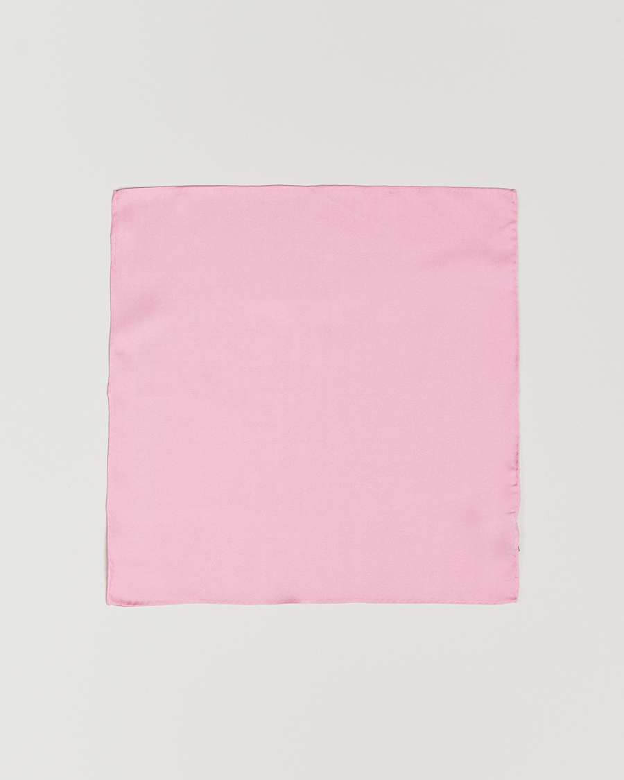 Hombres | Pañuelos de bolsillo | Amanda Christensen | Handkercheif Silk Pink