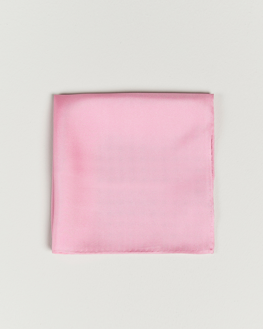 Hombres | Pañuelos de bolsillo | Amanda Christensen | Handkercheif Silk Pink