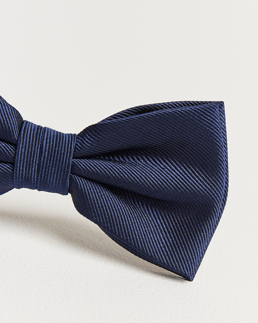 Hombres | Amanda Christensen Pre Tie Silk Navy | Amanda Christensen | Pre Tie Silk Navy