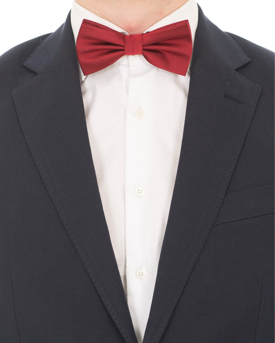 Hombres | Amanda Christensen Pre Tie Silk Wine Red | Amanda Christensen | Pre Tie Silk Wine Red