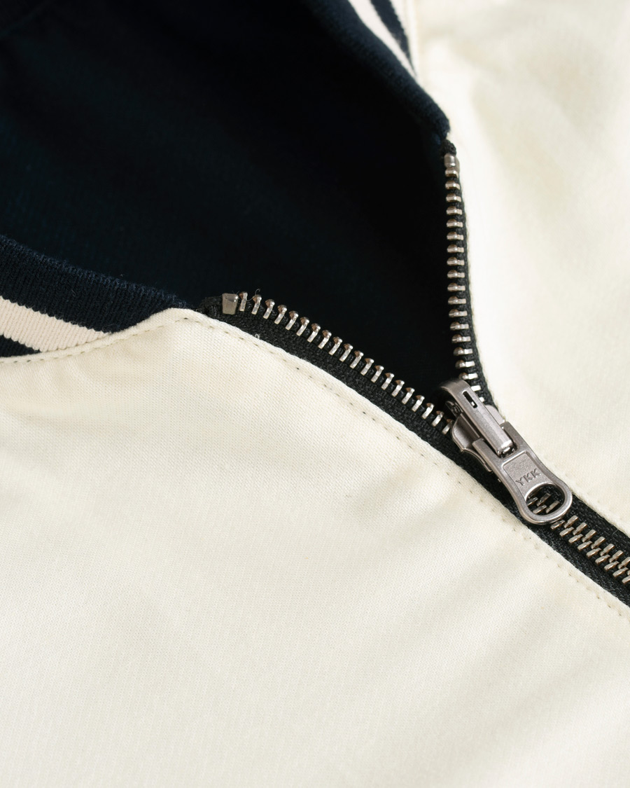 Hombres | Abrigos y chaquetas | Nudie Jeans | Mark Baseball Reversible Jacket White/Navy