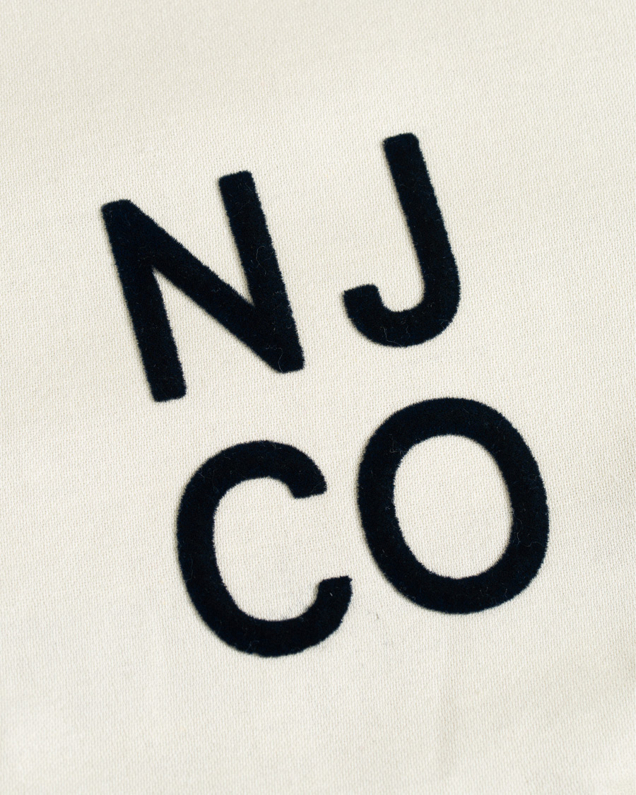 Hombres | Abrigos y chaquetas | Nudie Jeans | Mark Baseball Reversible Jacket White/Navy