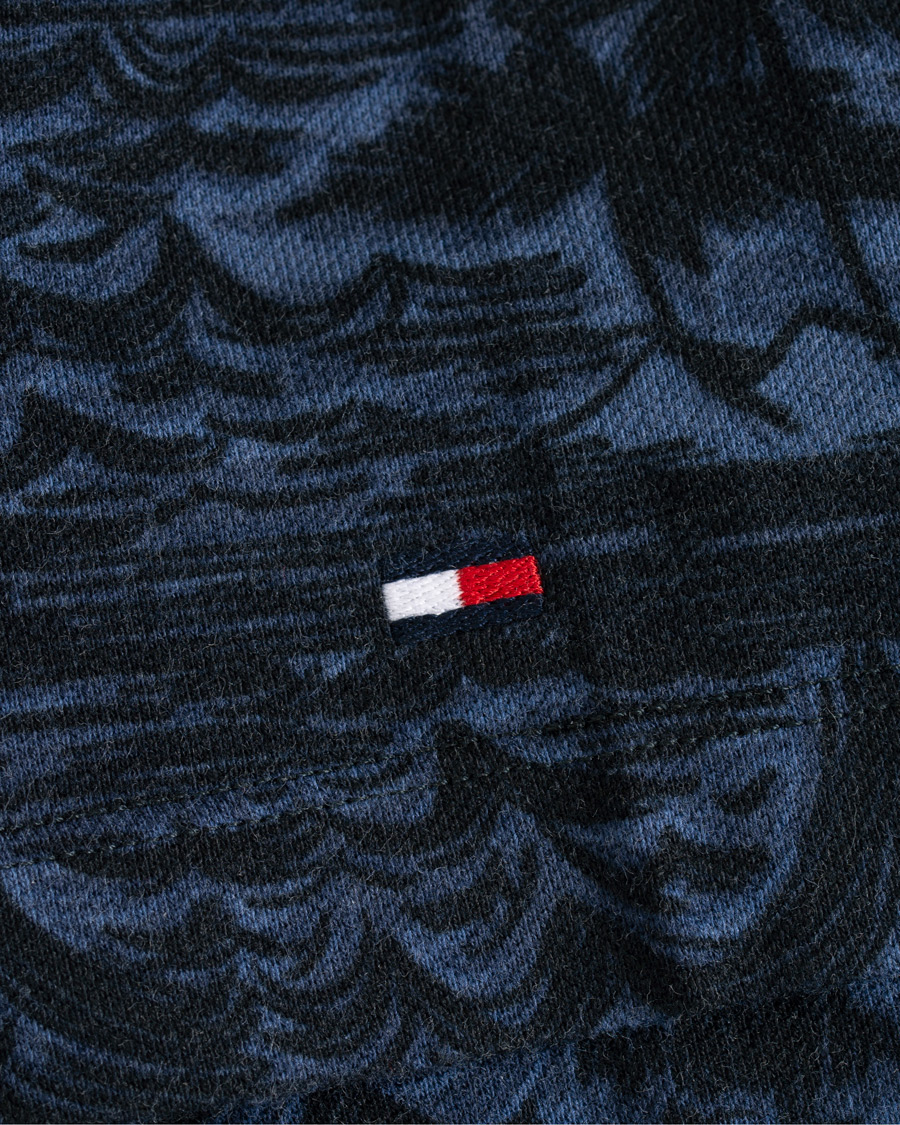 Hombres | Polos | Tommy Hilfiger | All Over Flower Print Polo Vintage Indigo