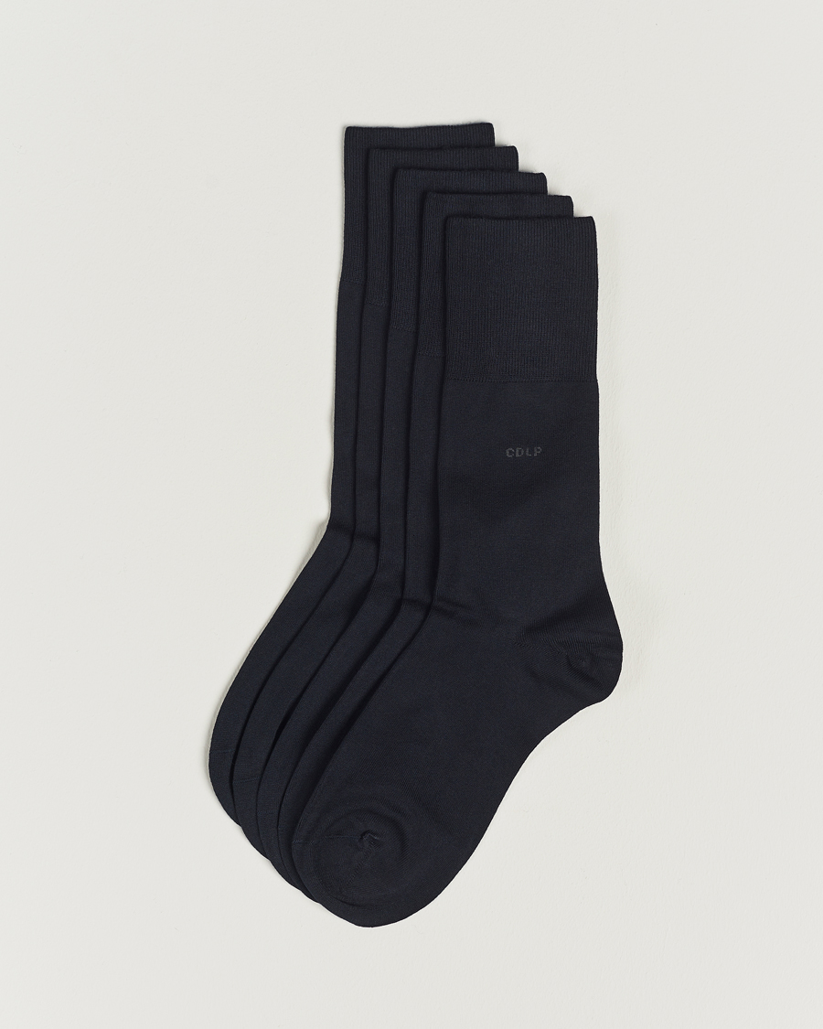 Hombres | Ropa interior y calcetines | CDLP | 5-Pack Bamboo Socks Navy Blue