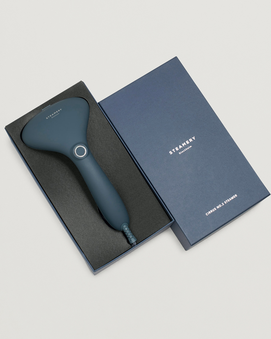 Hombres | Steamery Cirrus No. 2 Travel Steamer Blue | Steamery | Cirrus No. 2 Travel Steamer Blue