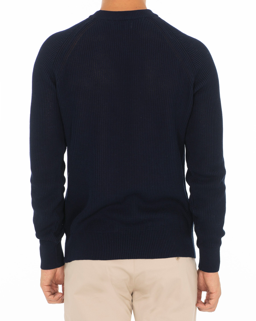 Hombres | Jerséis y prendas de punto | AMI | Fisherman Sweater Marine