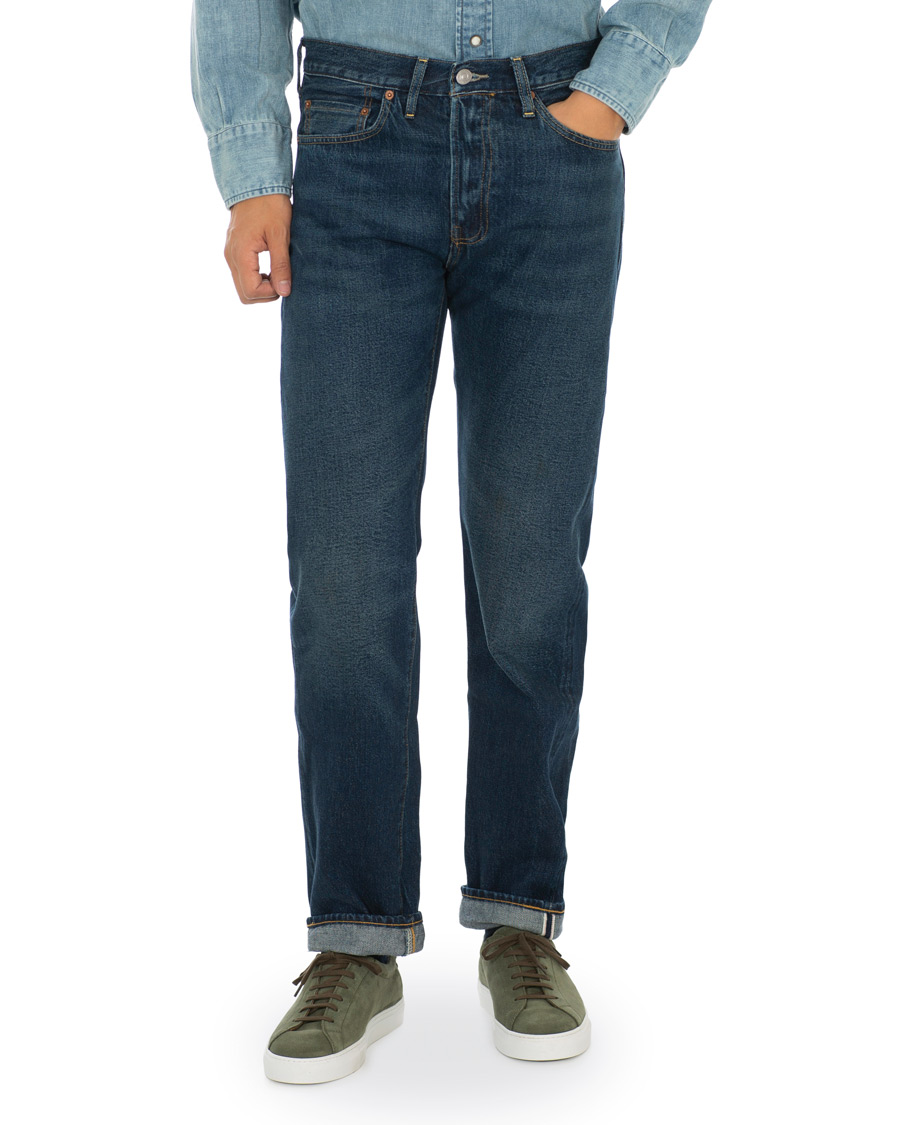 Hombres | Vaqueros | Levi's Vintage Clothing | 1954 Straight Fit 501 Gaslight Jeans Mid Blue