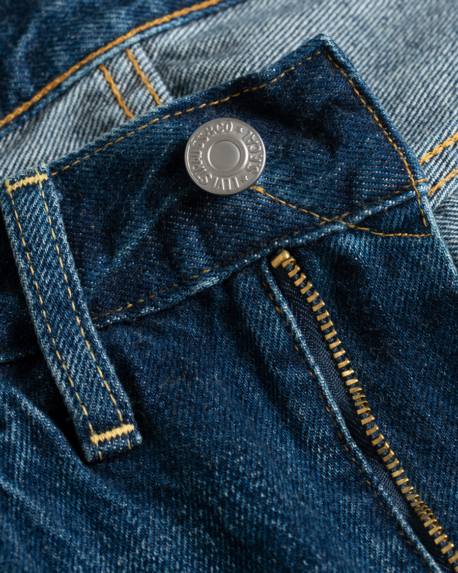 Hombres | Vaqueros | Levi's Vintage Clothing | 1954 Straight Fit 501 Gaslight Jeans Mid Blue