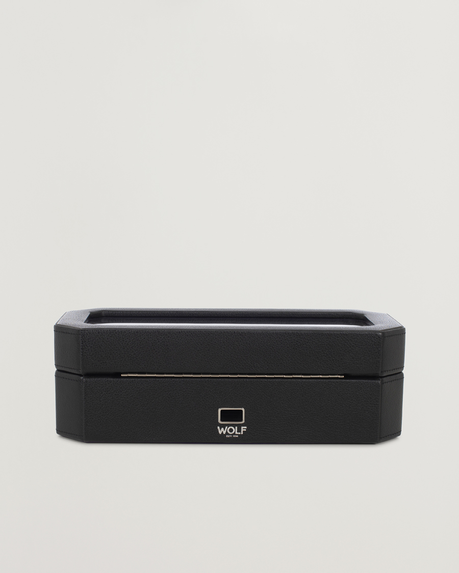 Hombres | Cajas para relojes y joyas | WOLF | Windsor 5 Piece Watch Box Black Purple
