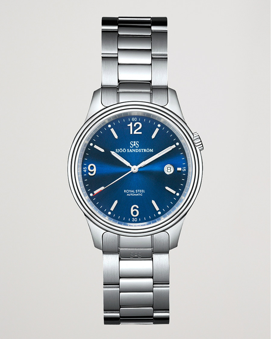 Hombres | Sjöö Sandström Royal Steel Classic 41mm Blue and Steel | Sjöö Sandström | Royal Steel Classic 41mm Blue and Steel