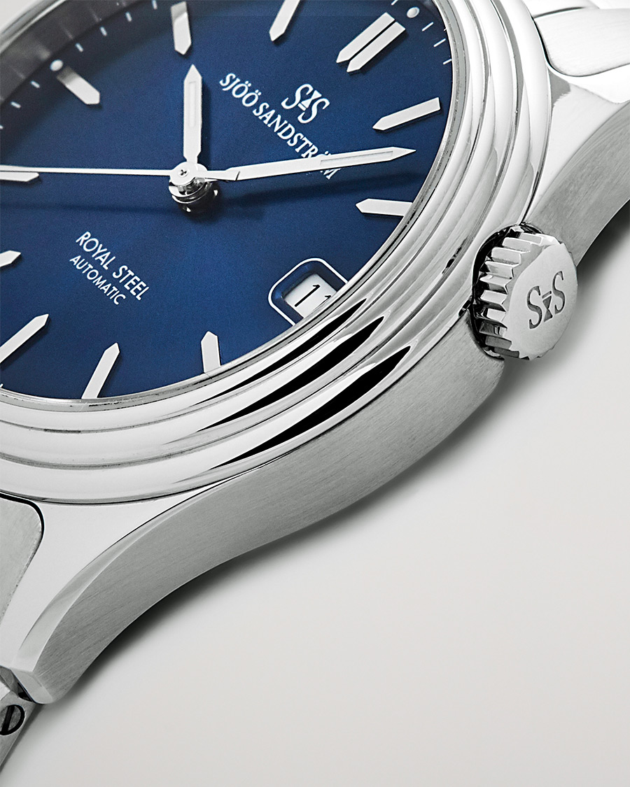 Hombres | Sjöö Sandström Royal Steel Classic 36mm Blue and Steel | Sjöö Sandström | Royal Steel Classic 36mm Blue and Steel