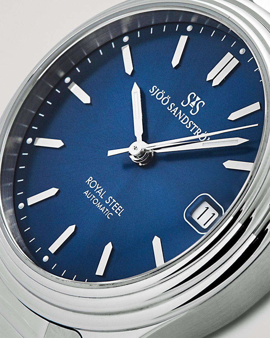 Hombres | Sjöö Sandström Royal Steel Classic 36mm Blue and Steel | Sjöö Sandström | Royal Steel Classic 36mm Blue and Steel