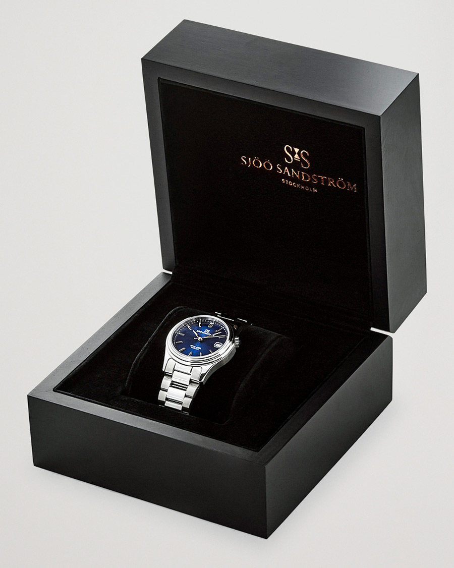 Hombres | Sjöö Sandström Royal Steel Classic 36mm Blue and Steel | Sjöö Sandström | Royal Steel Classic 36mm Blue and Steel