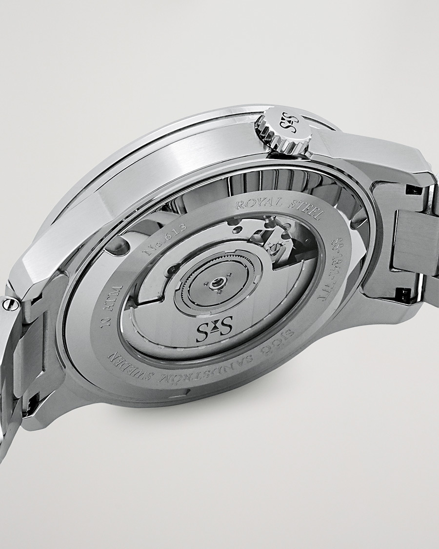 Hombres | Sjöö Sandström Royal Steel Worldtimer 41mm Blue with Steel | Sjöö Sandström | Royal Steel Worldtimer 41mm Blue with Steel