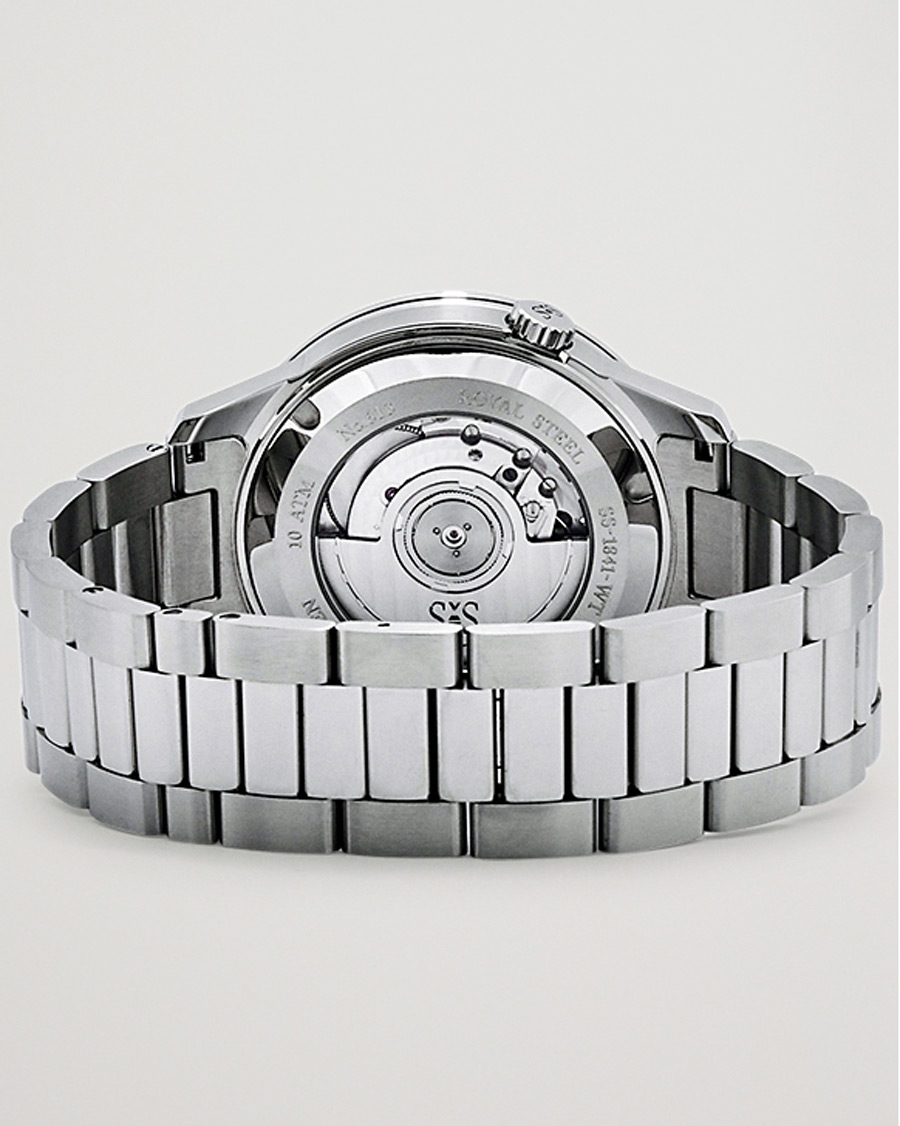 Hombres | Sjöö Sandström Royal Steel Worldtimer 41mm Blue with Steel | Sjöö Sandström | Royal Steel Worldtimer 41mm Blue with Steel