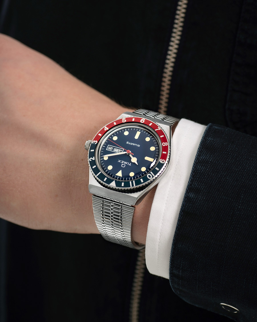 Hombres | Timex Q Reissue 1979 Silver/Blue Dial | Timex | Q Reissue 1979 Silver/Blue Dial