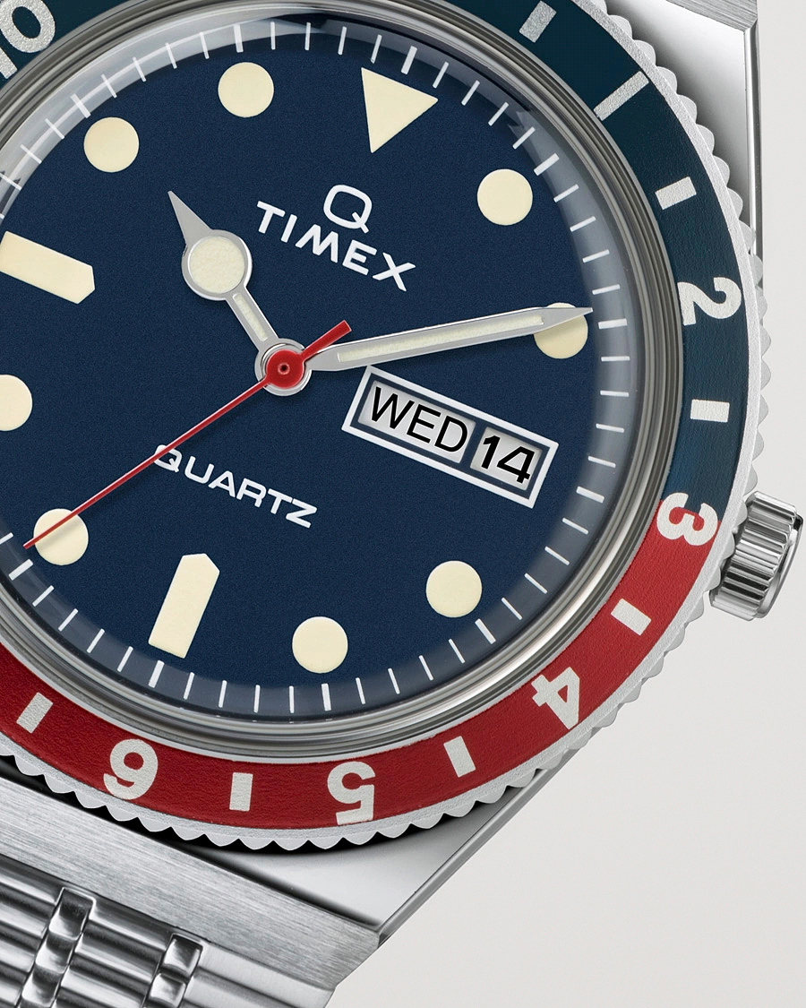 Hombres | Timex Q Reissue 1979 Silver/Blue Dial | Timex | Q Reissue 1979 Silver/Blue Dial