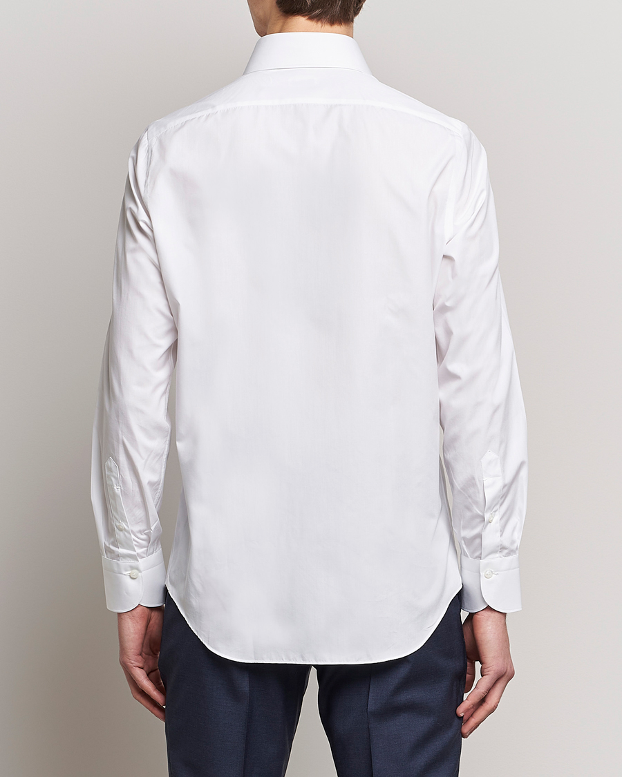 Hombres | Camisas | Finamore Napoli | Milano Slim Fit Classic Shirt White