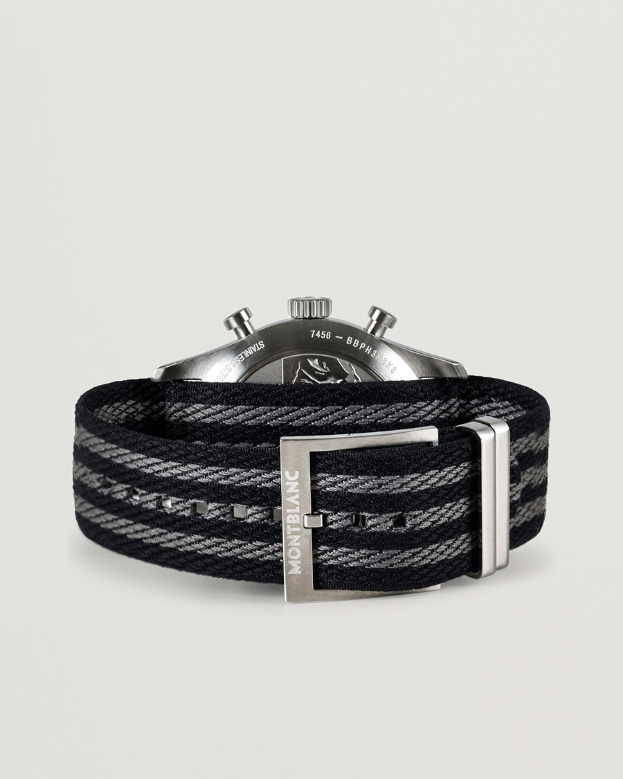 Hombres | Montblanc 1858 Steel Automatic Chronograph 42mm Black Dial | Montblanc | 1858 Steel Automatic Chronograph 42mm Black Dial