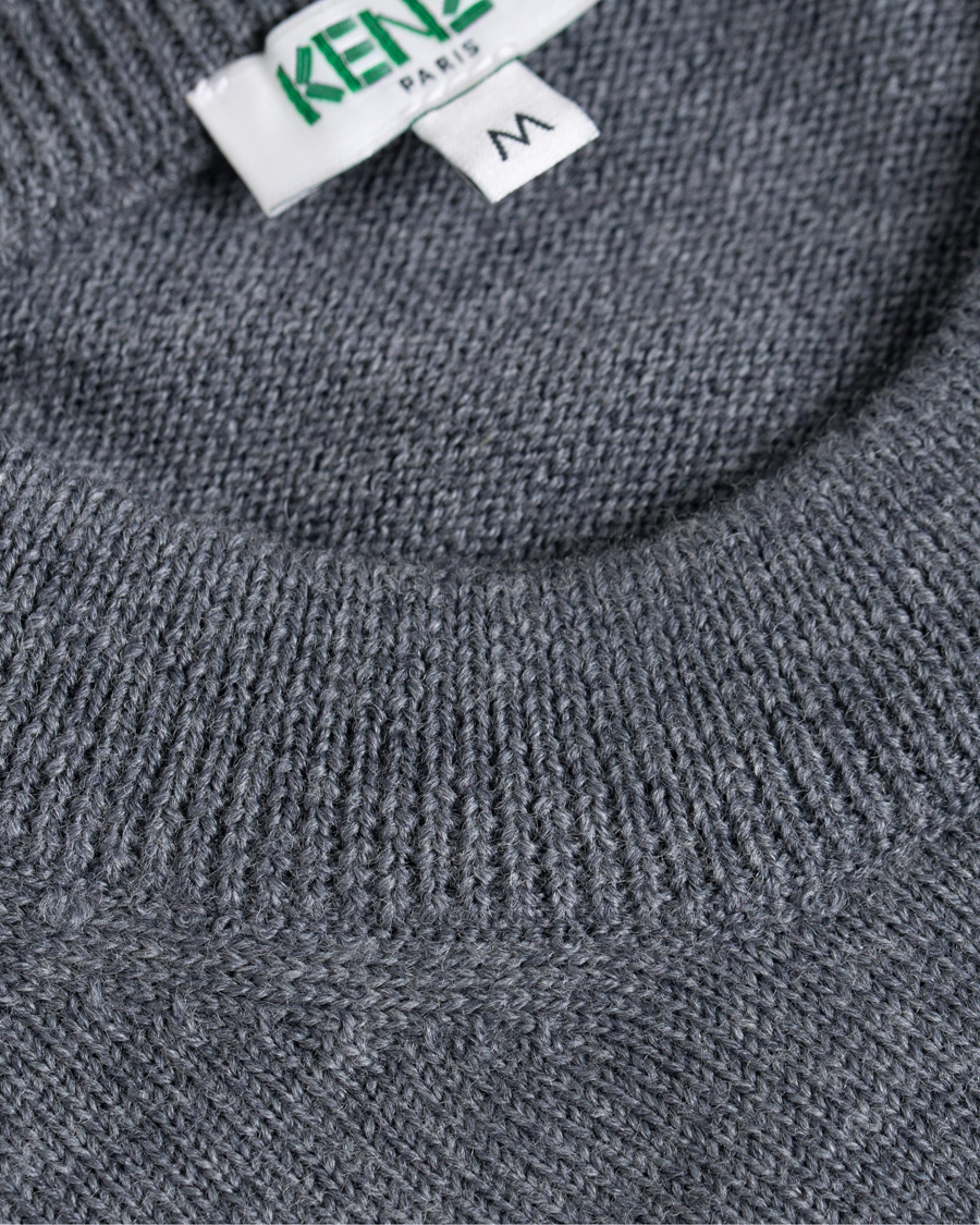 Hombres | Jerséis y prendas de punto | KENZO | Tiger Head Jumper Grey