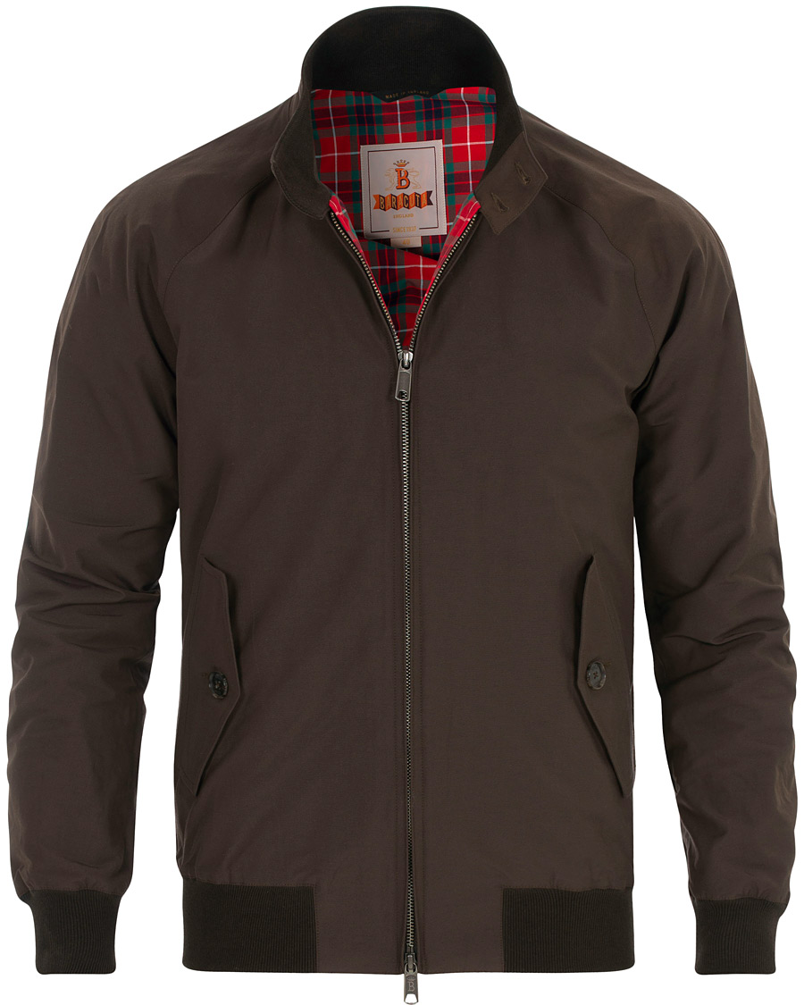Hombres | Abrigos y chaquetas | Baracuta | G9 Original Harrington Jacket Chocolate