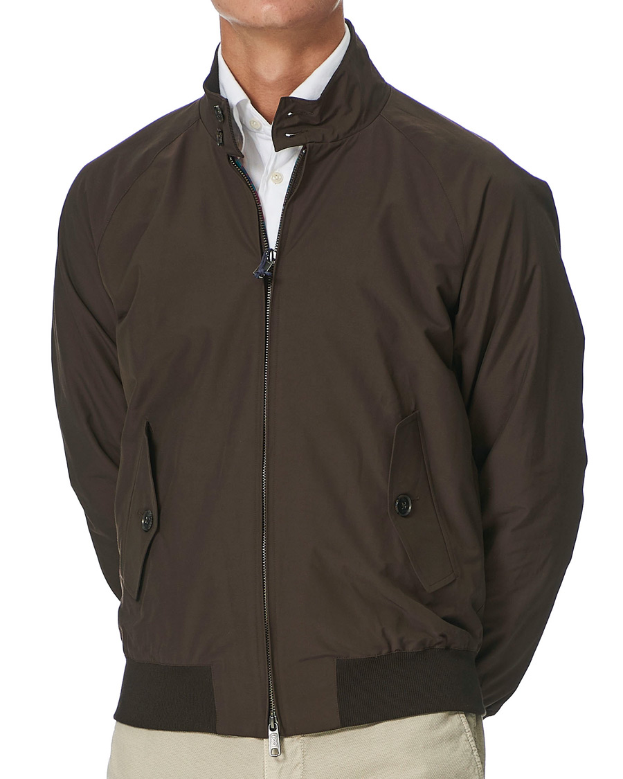 Hombres | Abrigos y chaquetas | Baracuta | G9 Original Harrington Jacket Chocolate