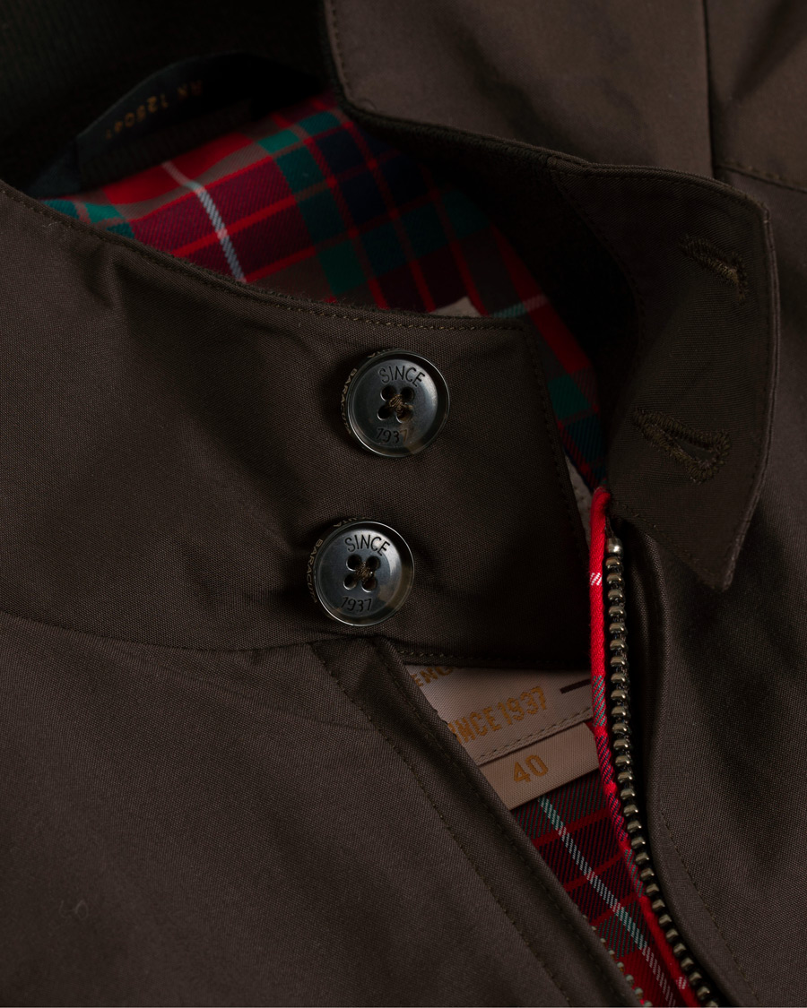 Hombres | Abrigos y chaquetas | Baracuta | G9 Original Harrington Jacket Chocolate