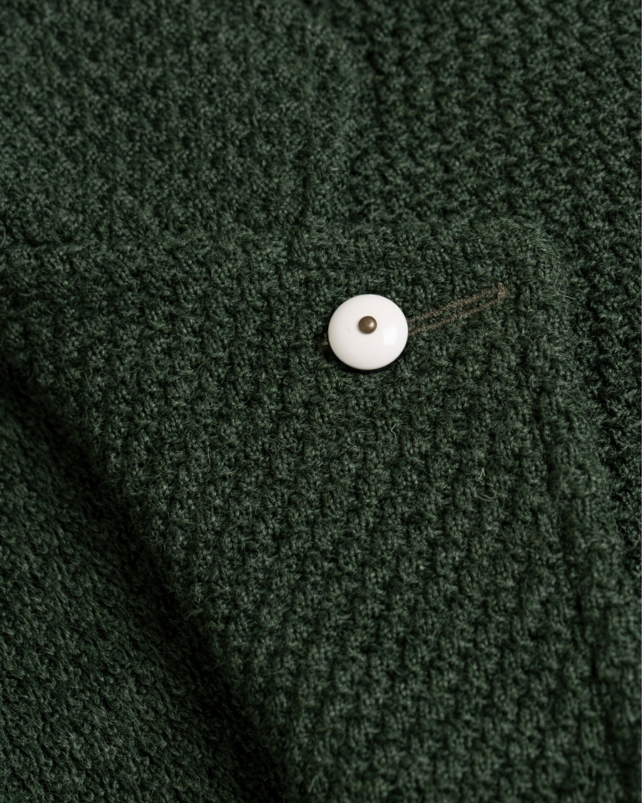 Hombres | Blazers | L.B.M. 1911 | Knitted Cardigan Blazer Green