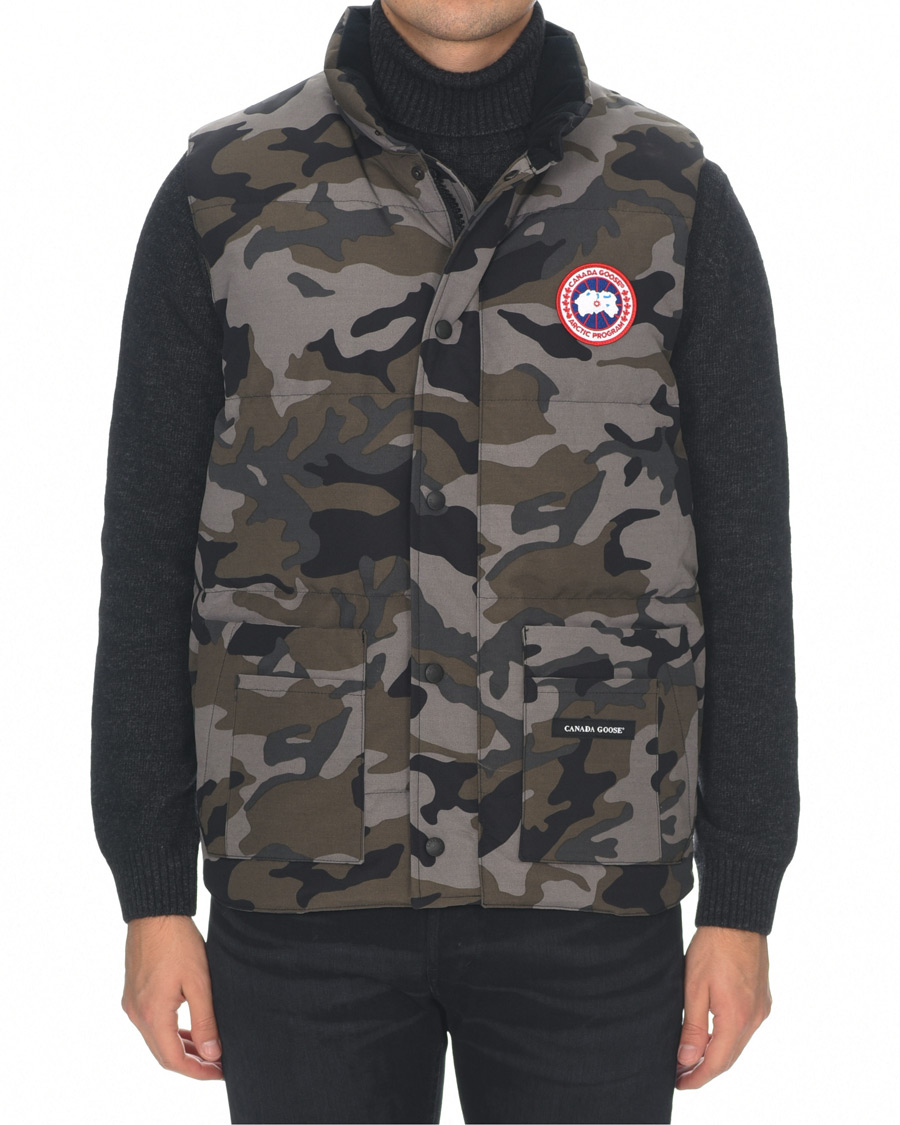 Hombres | Abrigos y chaquetas | Canada Goose | Freestyle Crew Vest Coastal Grey Camo