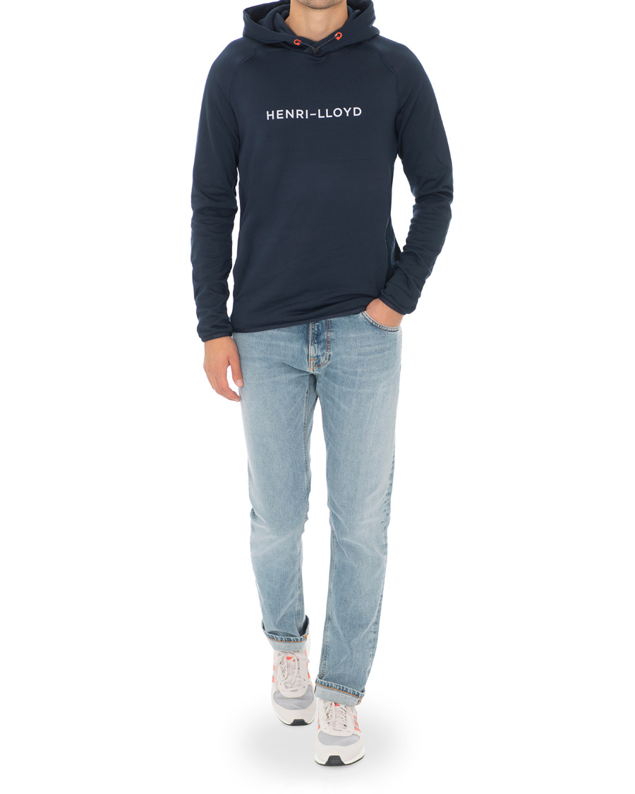 Hombres | Jerséis y prendas de punto | Henri-Lloyd | Henri Lloyd Fremantle Stripe Hoodie Navy Blue