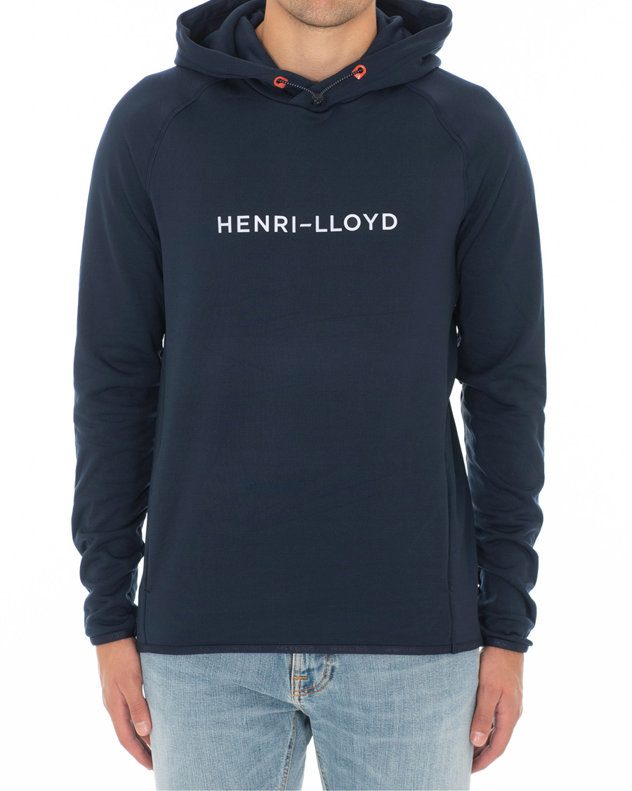 Hombres | Jerséis y prendas de punto | Henri-Lloyd | Henri Lloyd Fremantle Stripe Hoodie Navy Blue