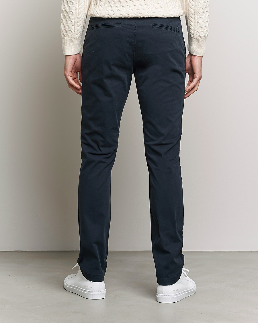 Hombres | Pantalones | NN07 | Marco Slim Fit Stretch Chinos Navy Blue