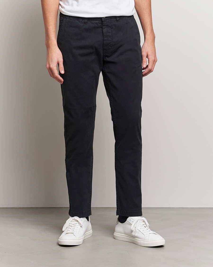 Hombres | Pantalones | NN07 | Marco Slim Fit Stretch Chinos Black