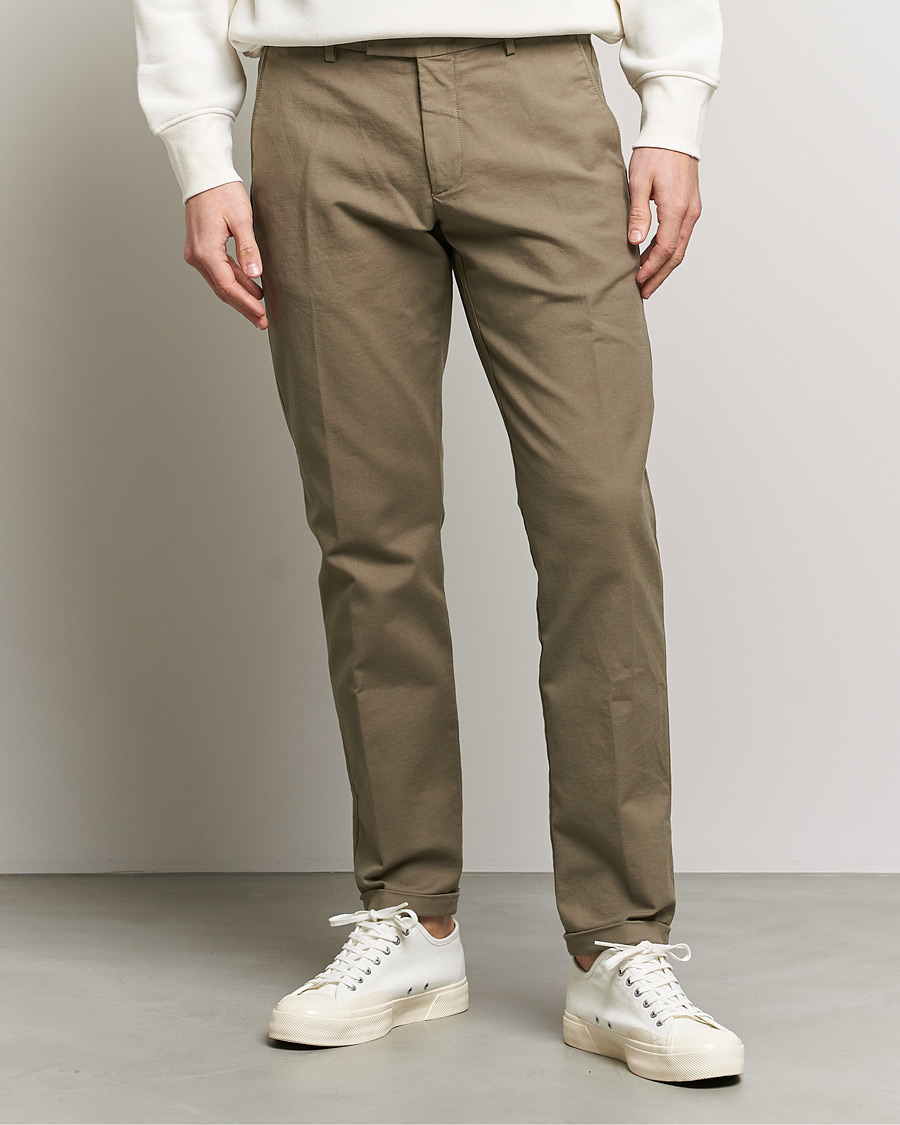 Hombres | Pantalones | NN07 | Scott Regular Fit Stretch Trousers Khaki