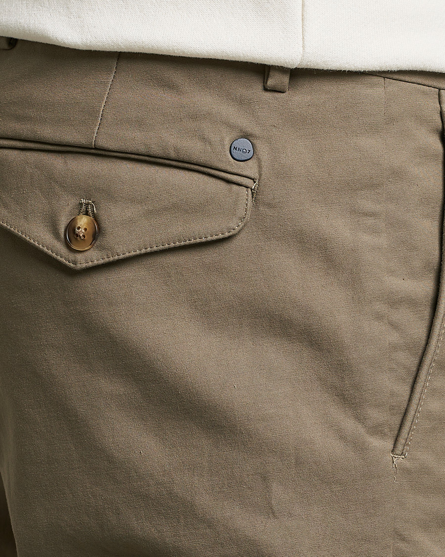 Hombres | Pantalones | NN07 | Scott Regular Fit Stretch Trousers Khaki