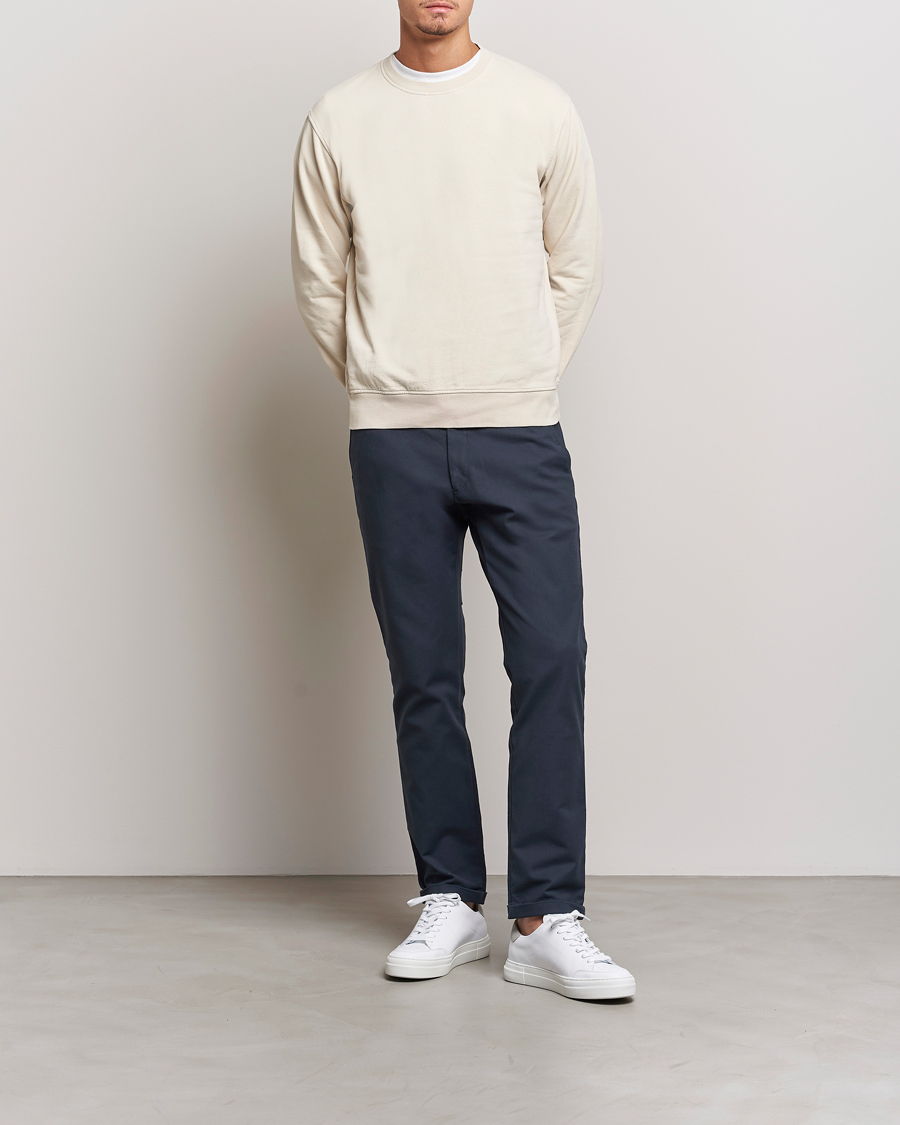 Hombres | Pantalones | NN07 | Scott Regular Fit Stretch Trousers Navy Blue