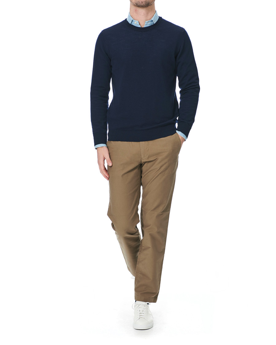 Hombres | Pantalones | NN07 | Steven Regular Fit Stretch Chinos Green Stone