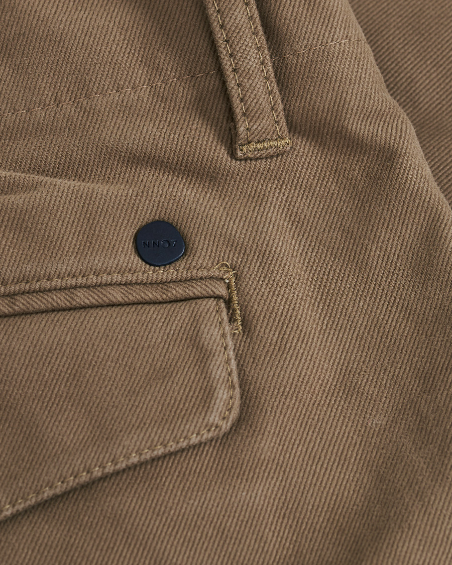 Hombres | Pantalones | NN07 | Steven Regular Fit Stretch Chinos Green Stone