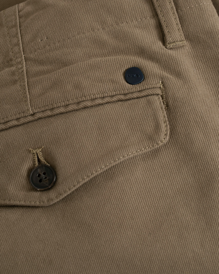 Hombres | Pantalones | NN07 | Steven Regular Fit Stretch Chinos Green Stone