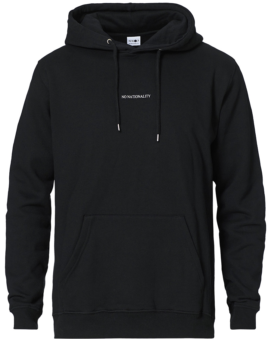 Hombres | Jerséis y prendas de punto | NN07 | Barrow Printed Hoodie Black