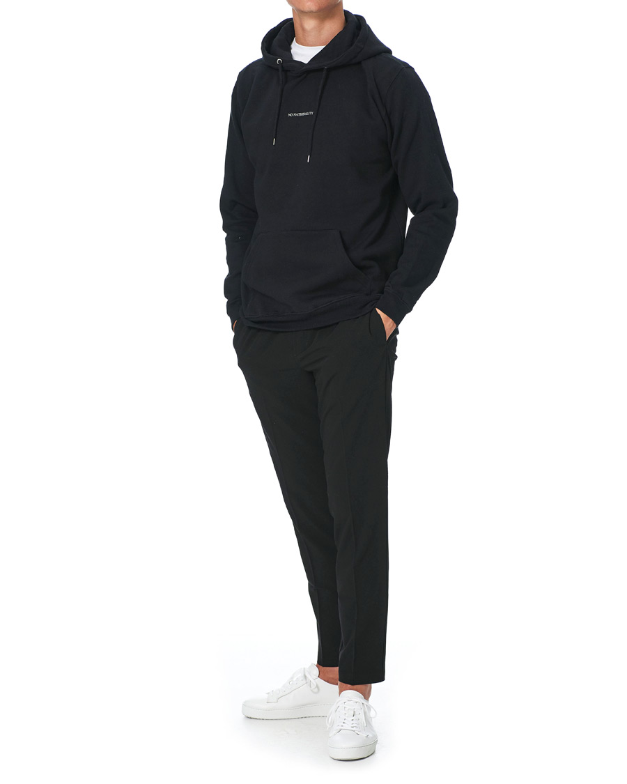 Hombres | Jerséis y prendas de punto | NN07 | Barrow Printed Hoodie Black