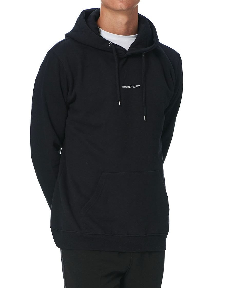 Hombres | Jerséis y prendas de punto | NN07 | Barrow Printed Hoodie Black