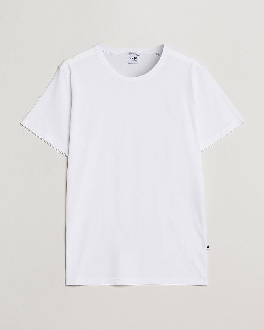 Hombres | Camisetas | NN07 | Pima Crew Neck Tee White