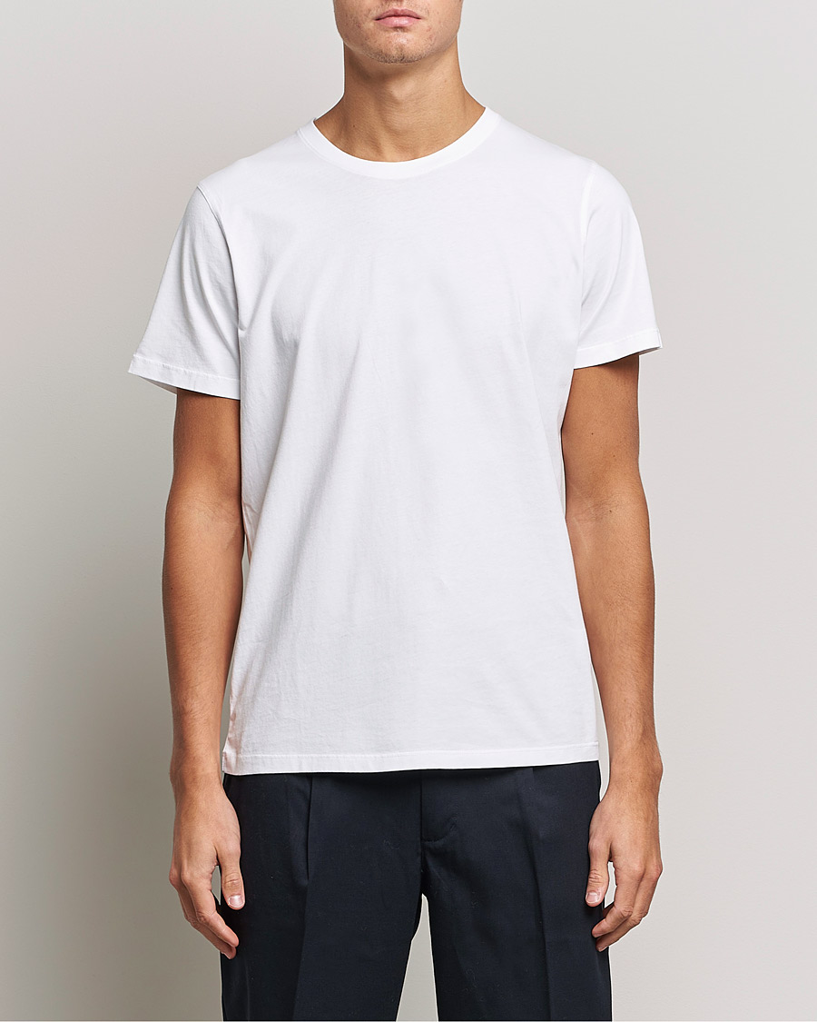 Hombres | Camisetas blancas | NN07 | Pima Crew Neck Tee White